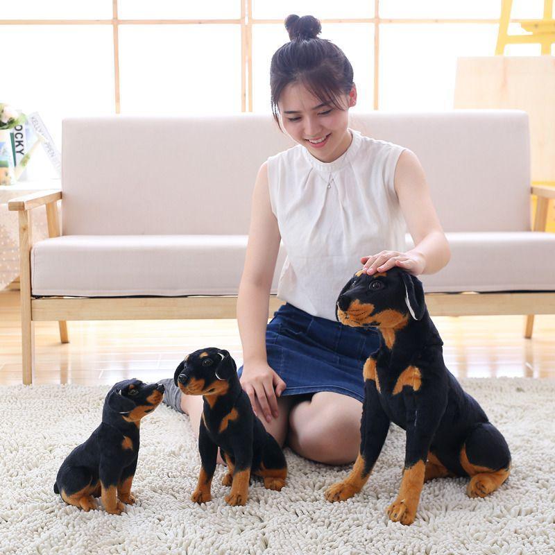 Cute Realistic Rottweiler Dog Plush Toys - Image 2