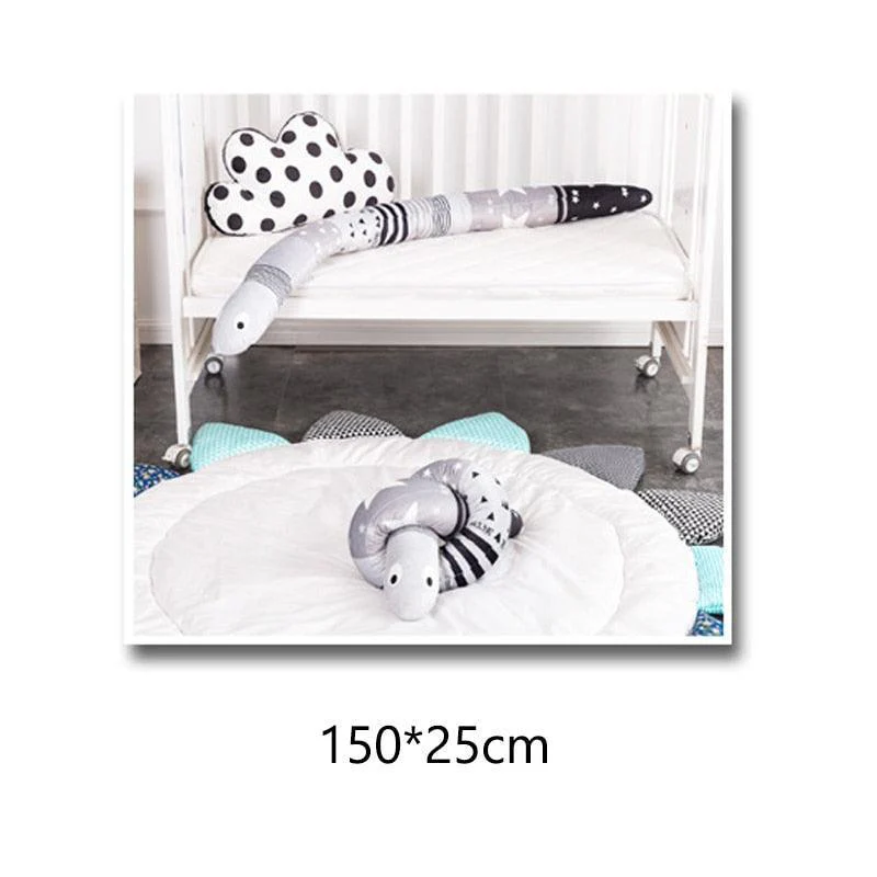 Cute Snake Pillow Baby Crip Bumper Stuffed Animal - Image 6