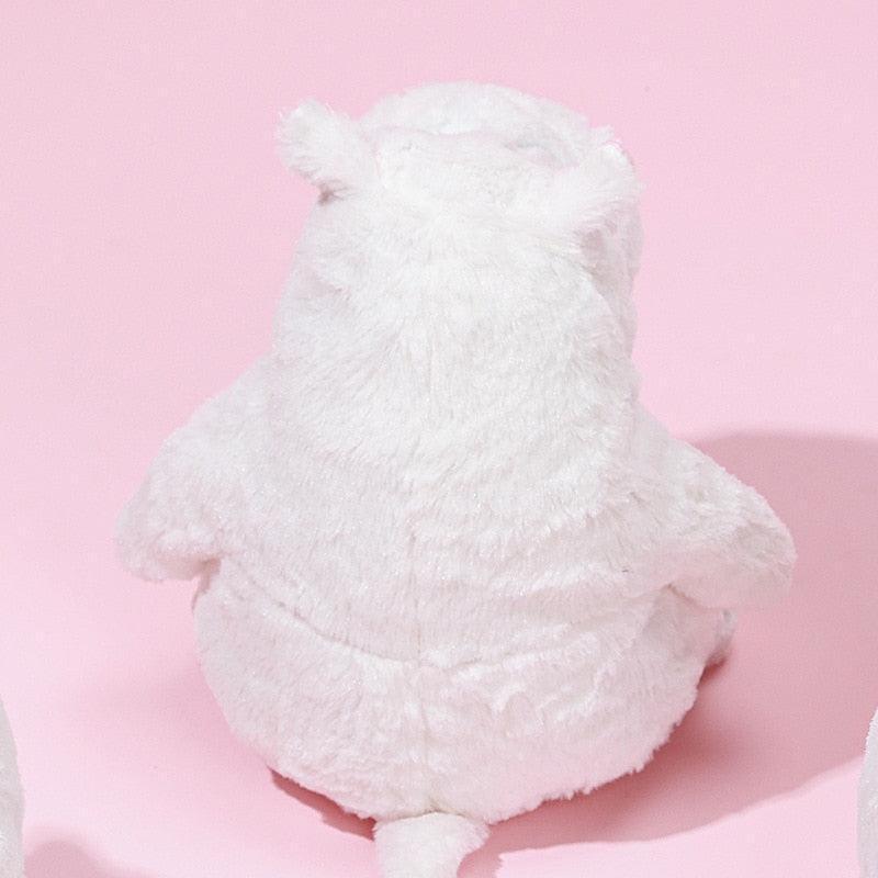 Cute White Sitting Hippo Plushie - Image 5