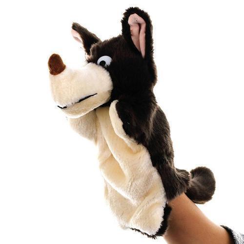 Cute Wolf Animal Plush Hand Puppet - Image 2