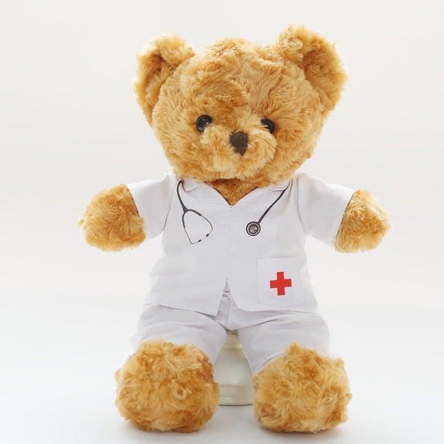 Doctor and Nurse Teddy Bear Plush Toys - Image 2