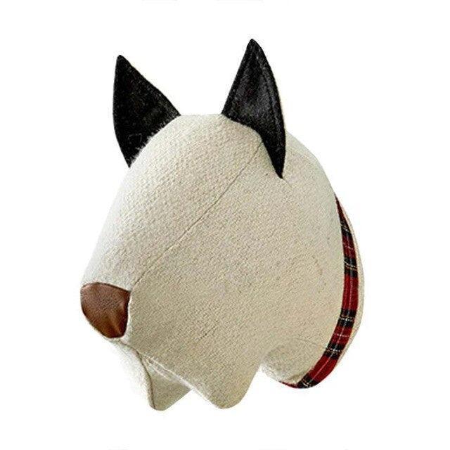 Elephant Dog Horse Rhino Buffalo Head Wall Mount Artwork Decor Plush Doll - Image 10