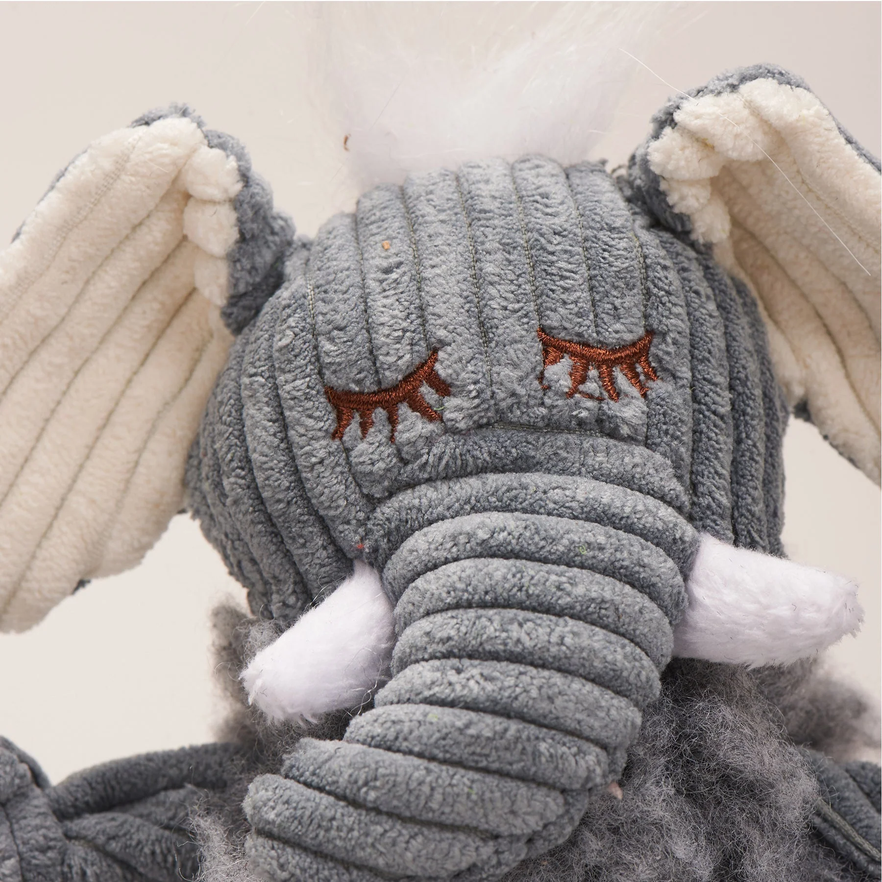Ellamae Elephant HuggleFleece® FlufferKnottie™ Plush Dog Toy - Image 5