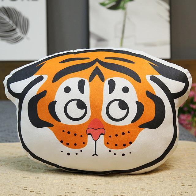 Expressive Tiger Head Pillow - Image 4