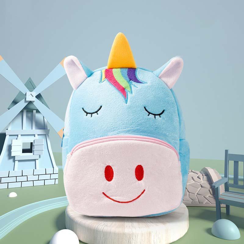 Friendly Animals Cute Children's Plush Backpack - Image 7