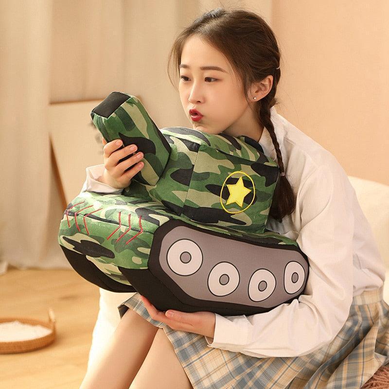 Funny Army Tank Plush Toy - Image 3