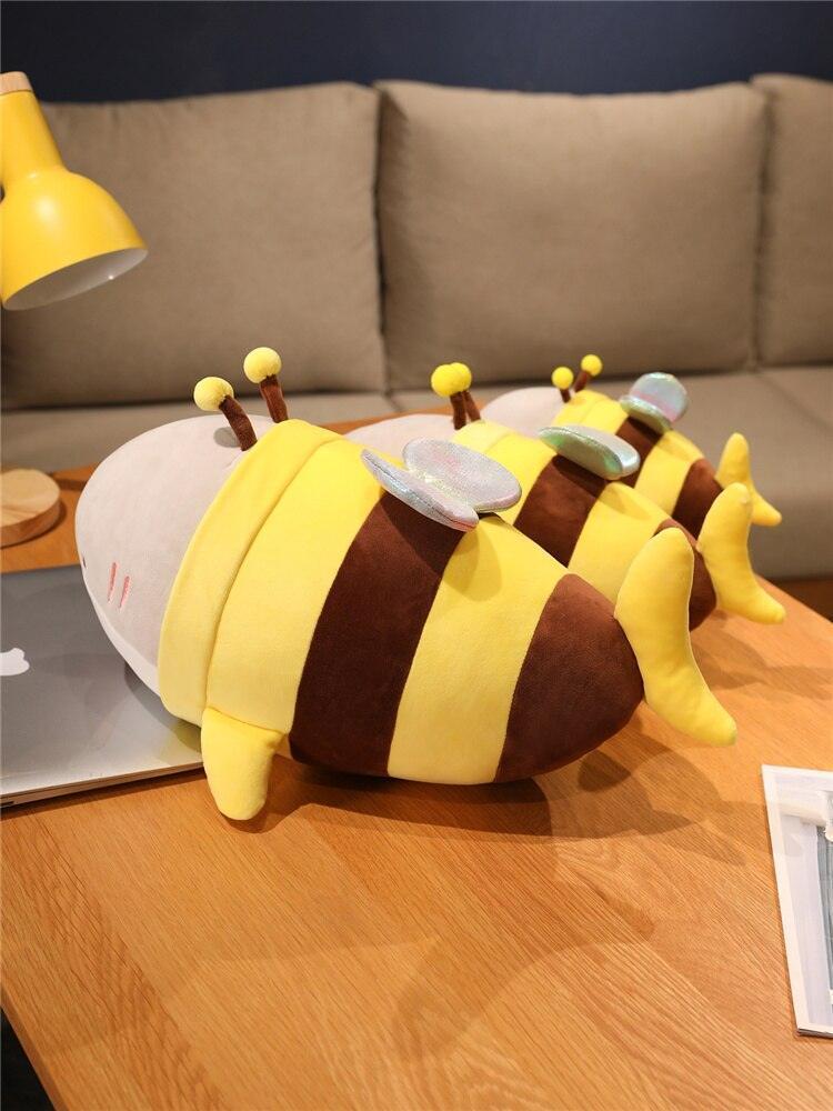 Funny Bee Shark Plush Toy - Image 5