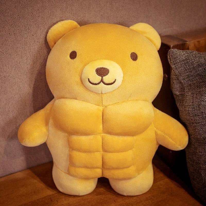 Funny Muscle Bear & Lion & Pig Plush Toys - Image 4