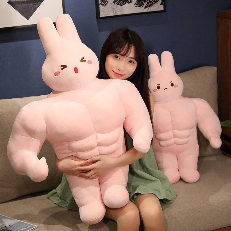 Funny Muscle Bunny Plushies - Image 2