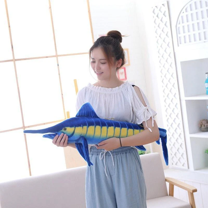 Giant Blue Marlin Plush Toy - Image 5