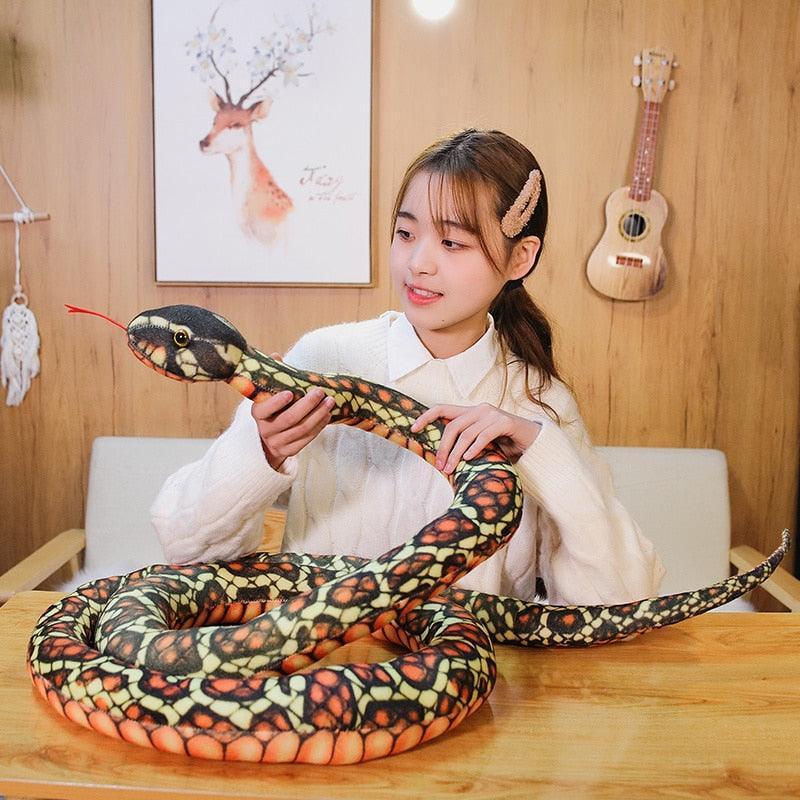 Giant Boa Simulated Snakes Plush Toy - Image 4