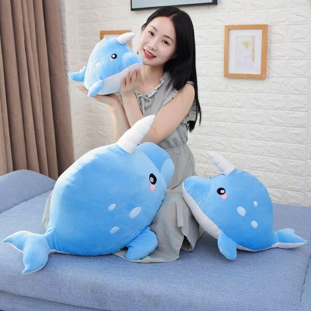 Giant Narwhal And Friends Stuffed Sea Critters - Image 3