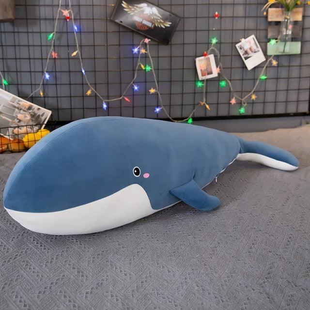 Giant Soft Stuffed Whale Toy - Image 3