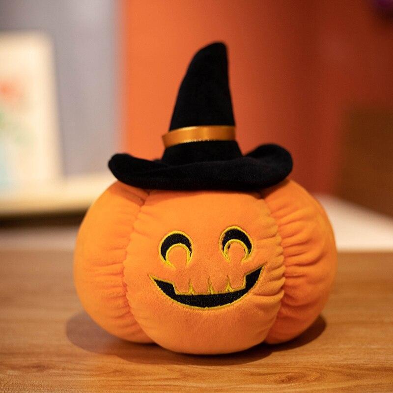 Halloween Black Hat Pumpkin Plushies - Image 6