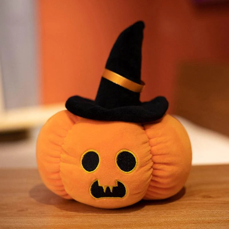 Halloween Black Hat Pumpkin Plushies - Image 7