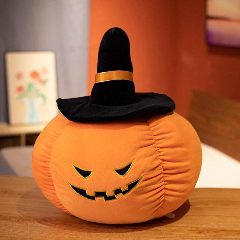 Halloween Black Hat Pumpkin Plushies - Image 9