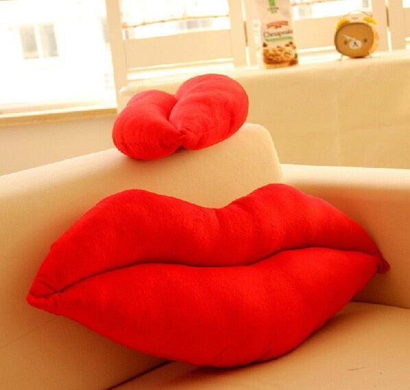 Hilarious, Funny Lip Shaped Sofa Pillow Plush Cushion