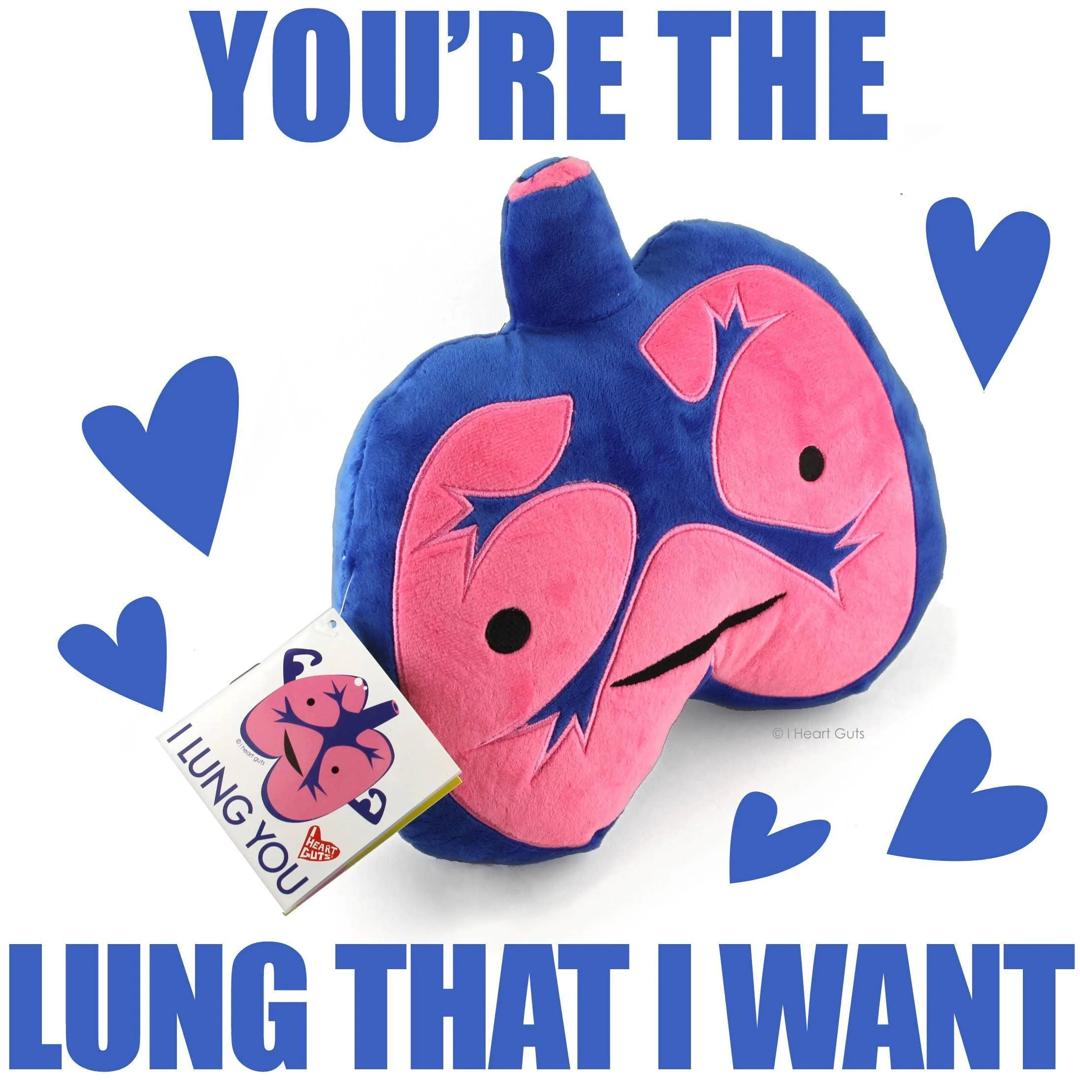 I Heart Guts - Lungs Plush - I Lung You - Image 4