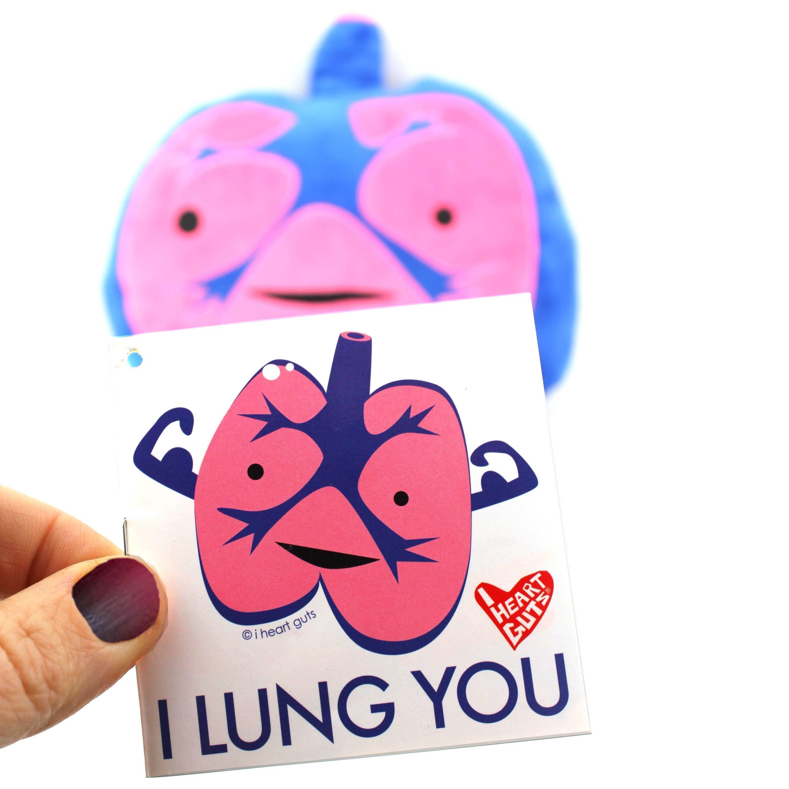 I Heart Guts - Lungs Plush - I Lung You - Image 5