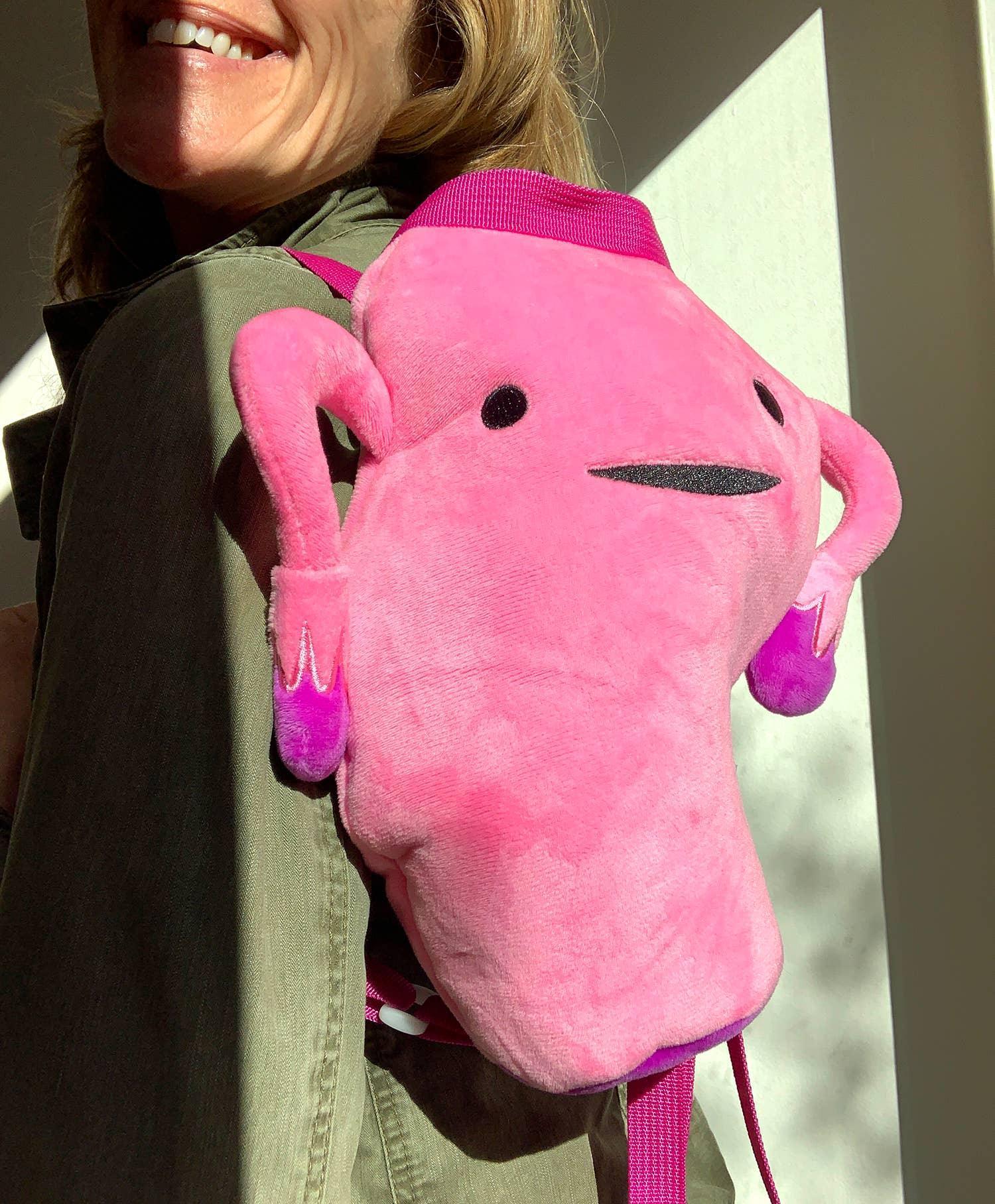 I Heart Guts - Uterus Plushie Backpack - Image 7