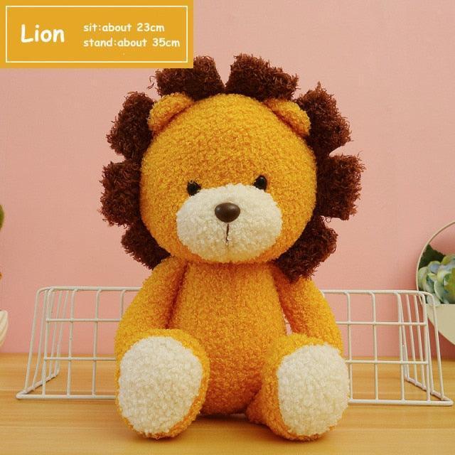 Kawaii Elephant Lion Monkey Plush Cat Toys - Image 5