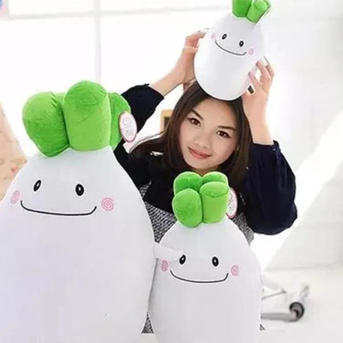 Kawaii Garden Radish Vegetable Plush Toys - Image 2