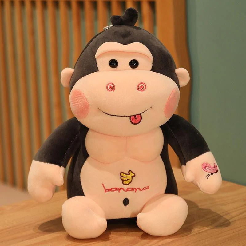 Kawaii Gorilla Plush Toy - Image 4