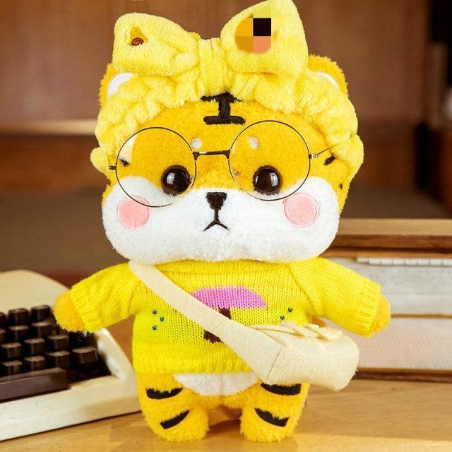 Kawaii Knitted Clothing Cosplay Tiger Plush Toys - Image 12