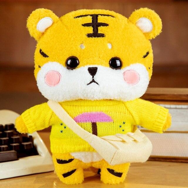 Kawaii Knitted Clothing Cosplay Tiger Plush Toys - Image 2