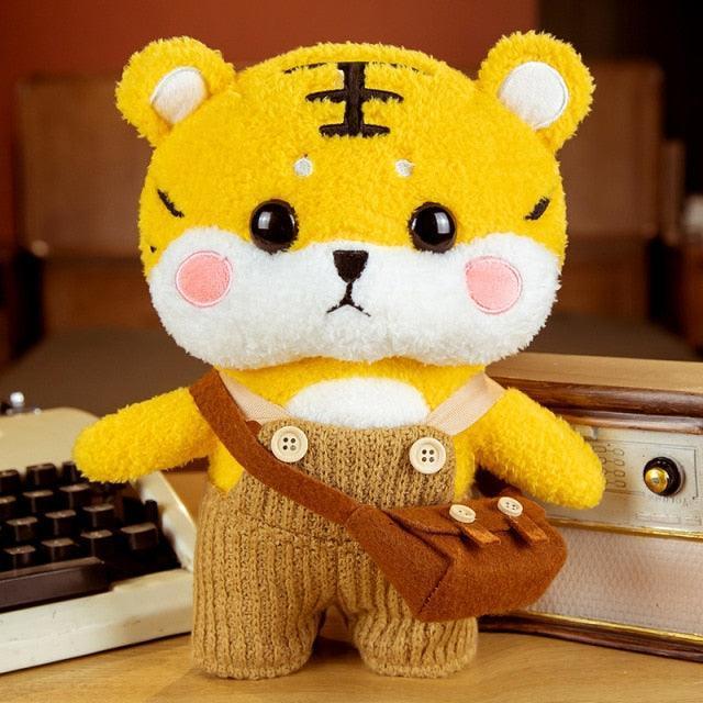 Kawaii Knitted Clothing Cosplay Tiger Plush Toys - Image 4