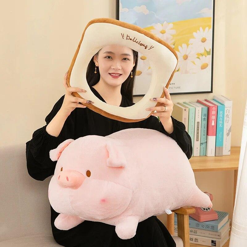 Kawaii Pig Toast Plush - Image 8