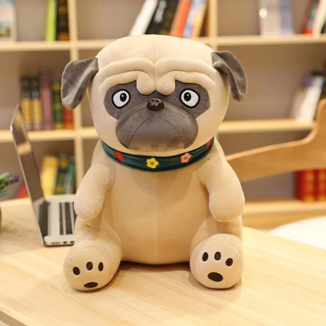 Kawaii Pug Dog Plush Toy - Image 3