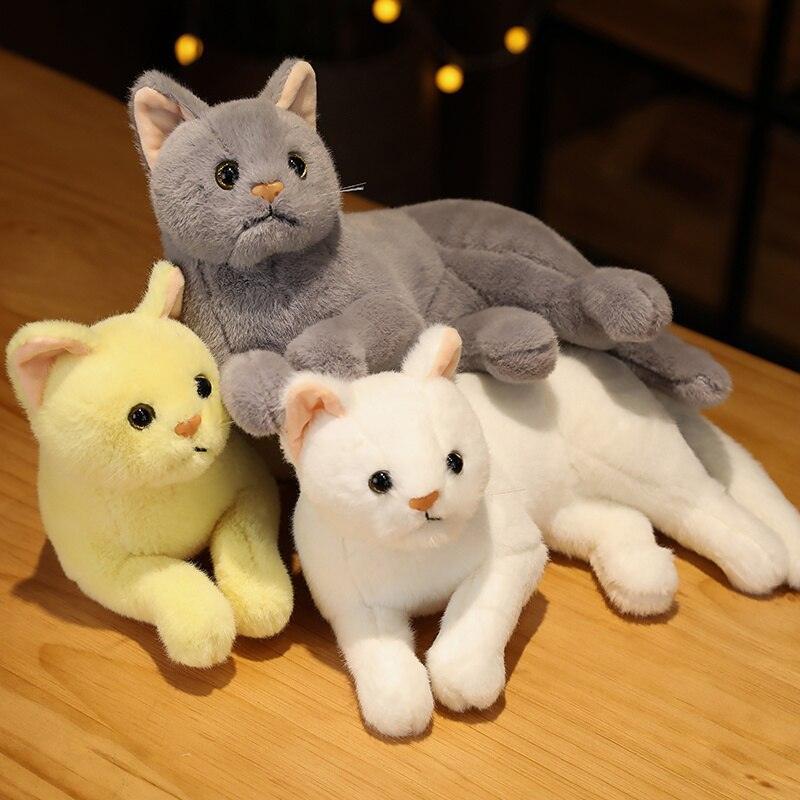 Kawaii Realistic Kitty Cat Plushies - Image 2