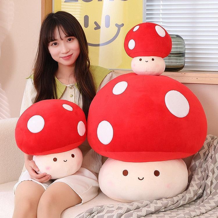 Kawaii Spotted Mushroom Plushies - Image 5
