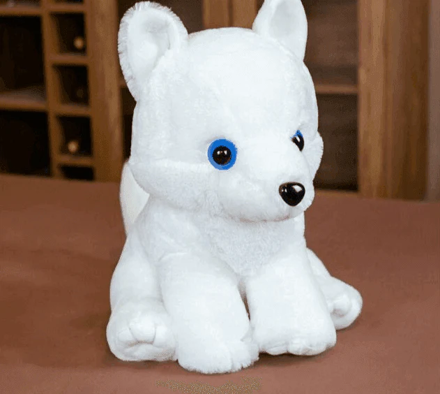 Kawaii White Wolf And Fox - Image 2