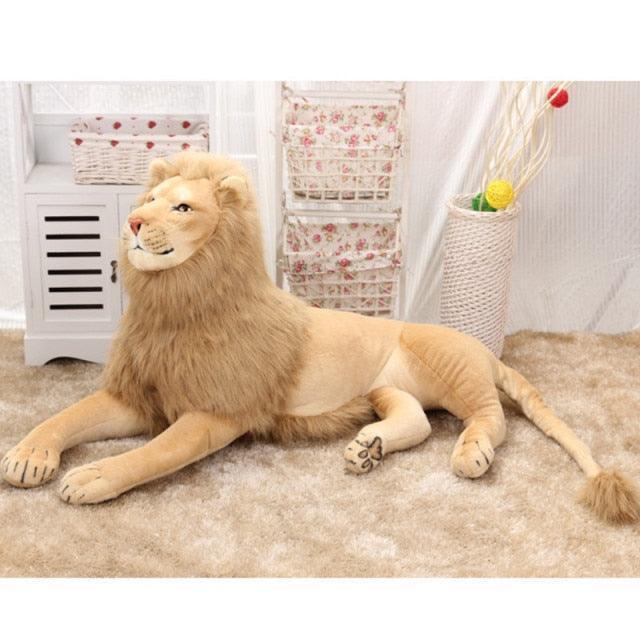 Life Size Realistic Lion Real Life Lion Leopard Stuffed Plush Toys - Image 3