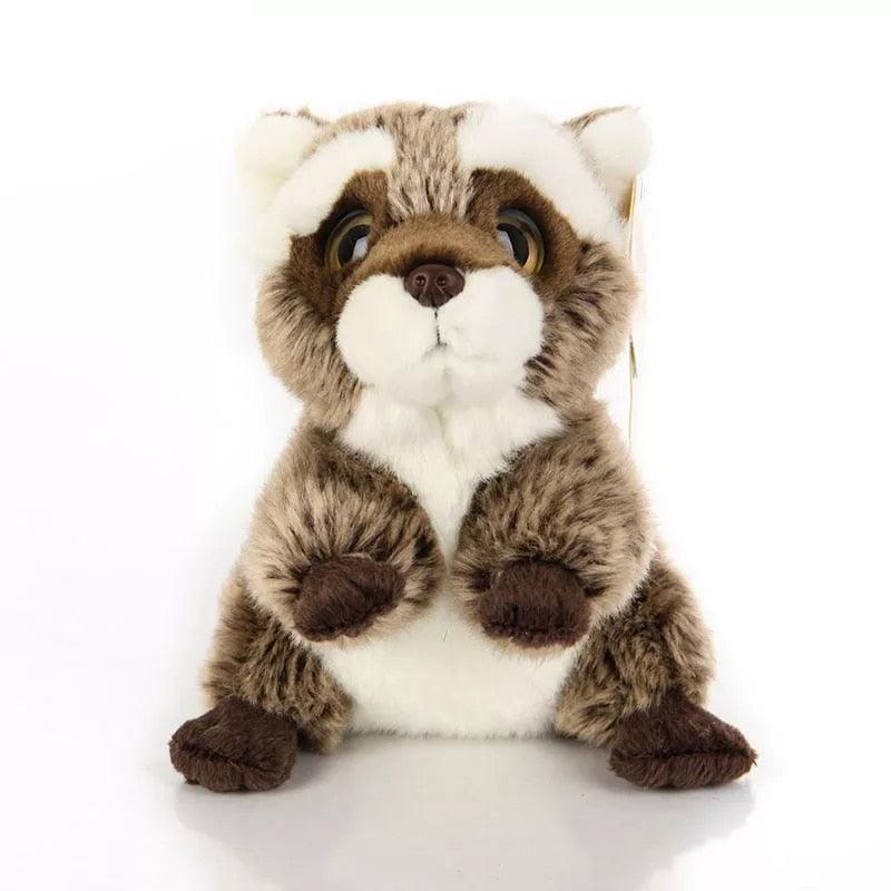 Lifelike Sitting Raccoon Plush Toys - Image 4