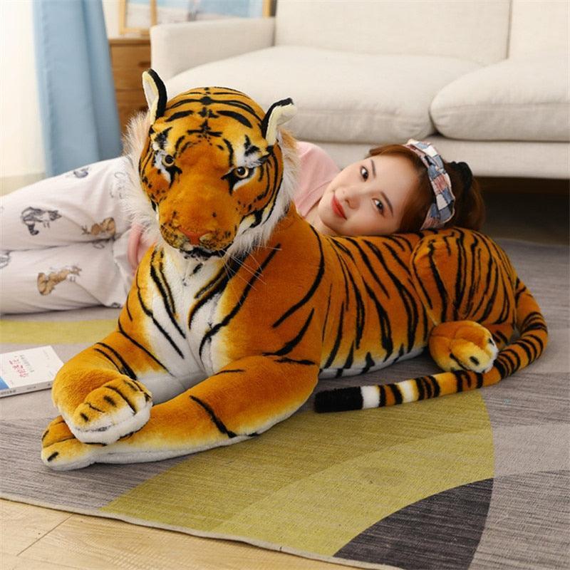 Large Realistic Tiger Plush Toys - Image 2