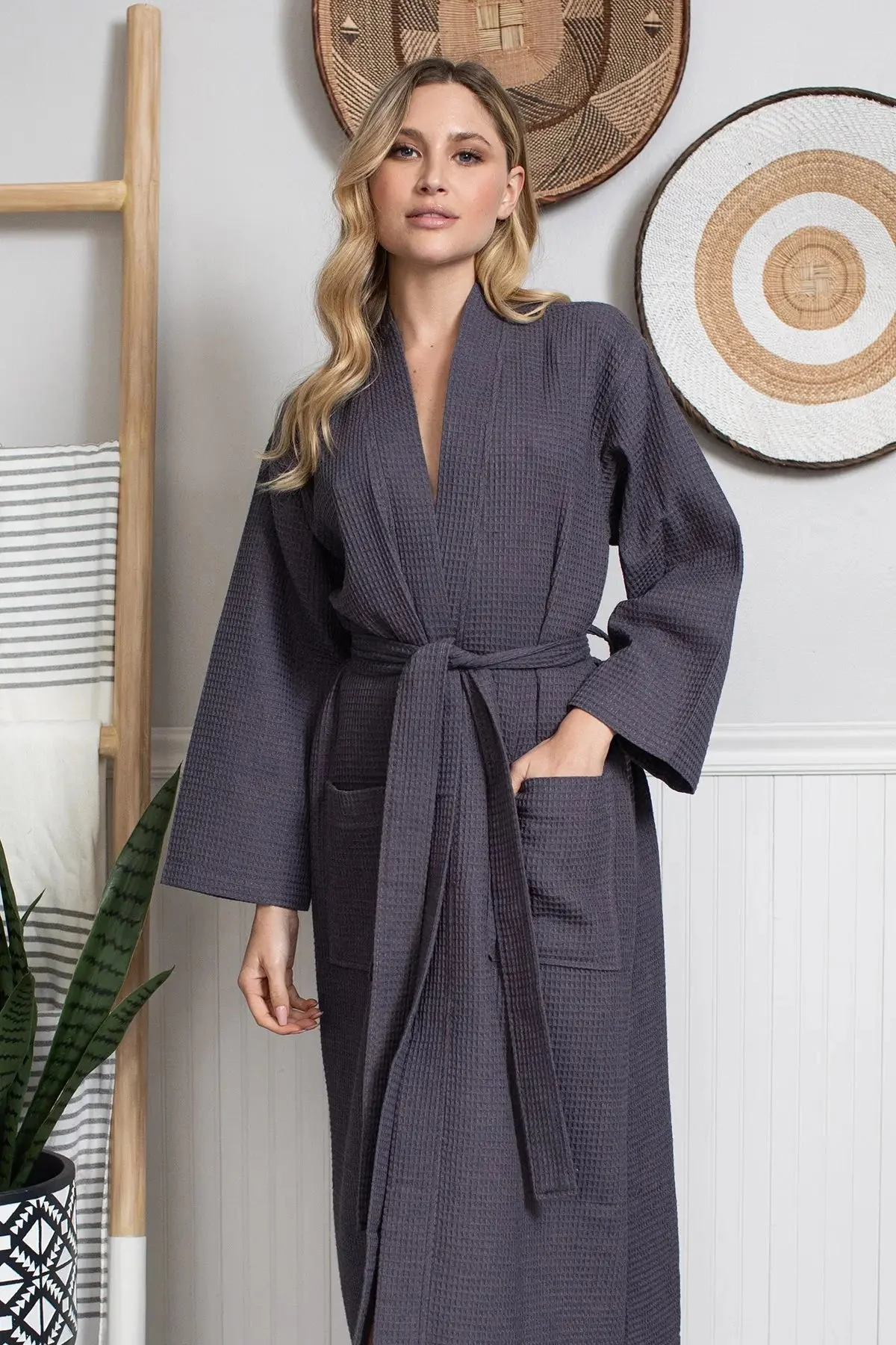 Waffle Robe Womens – Lightweight, Quick-Dry Spa Comfort - Image 37
