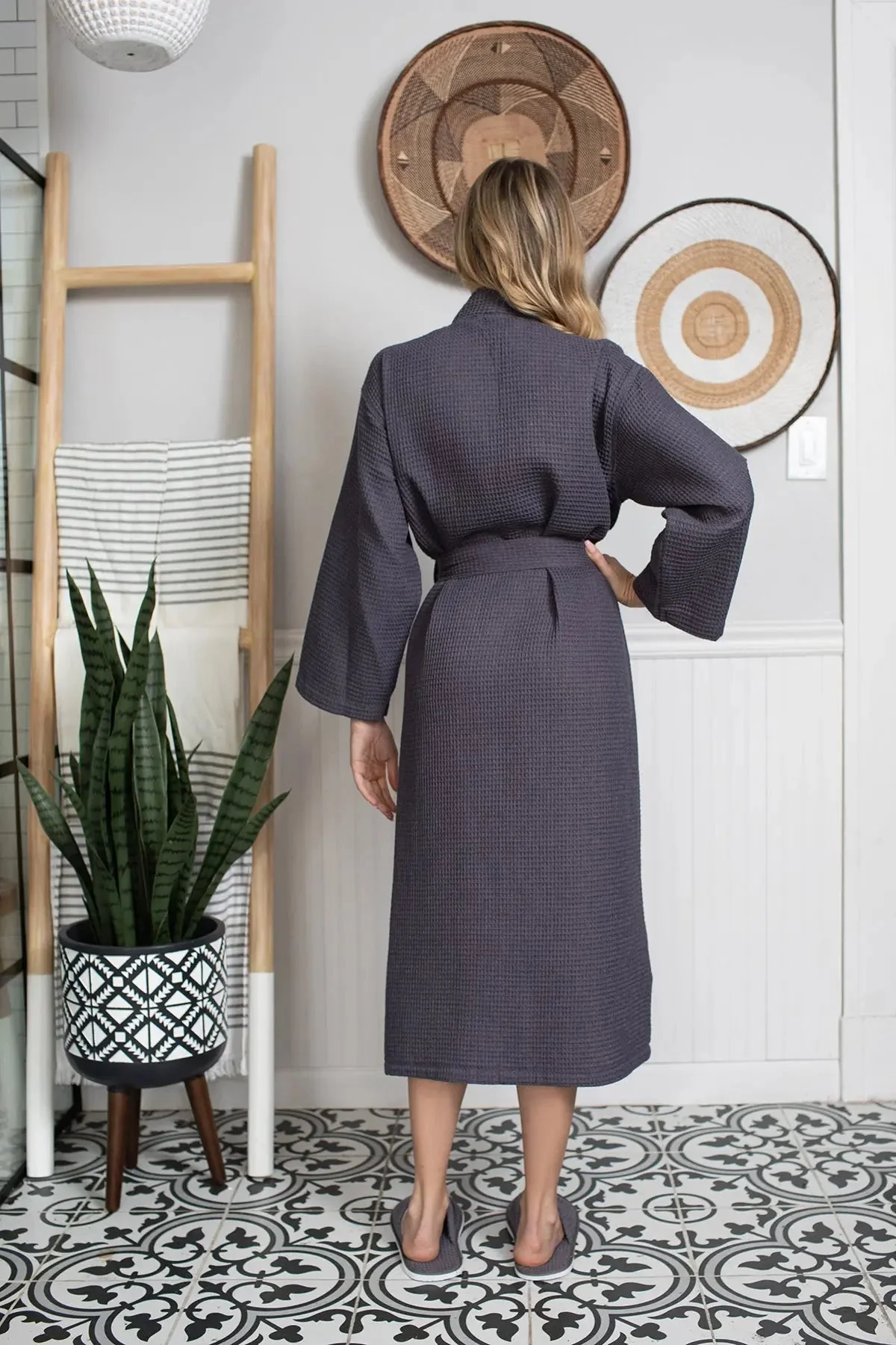 Waffle Robe Womens – Lightweight, Quick-Dry Spa Comfort - Image 40