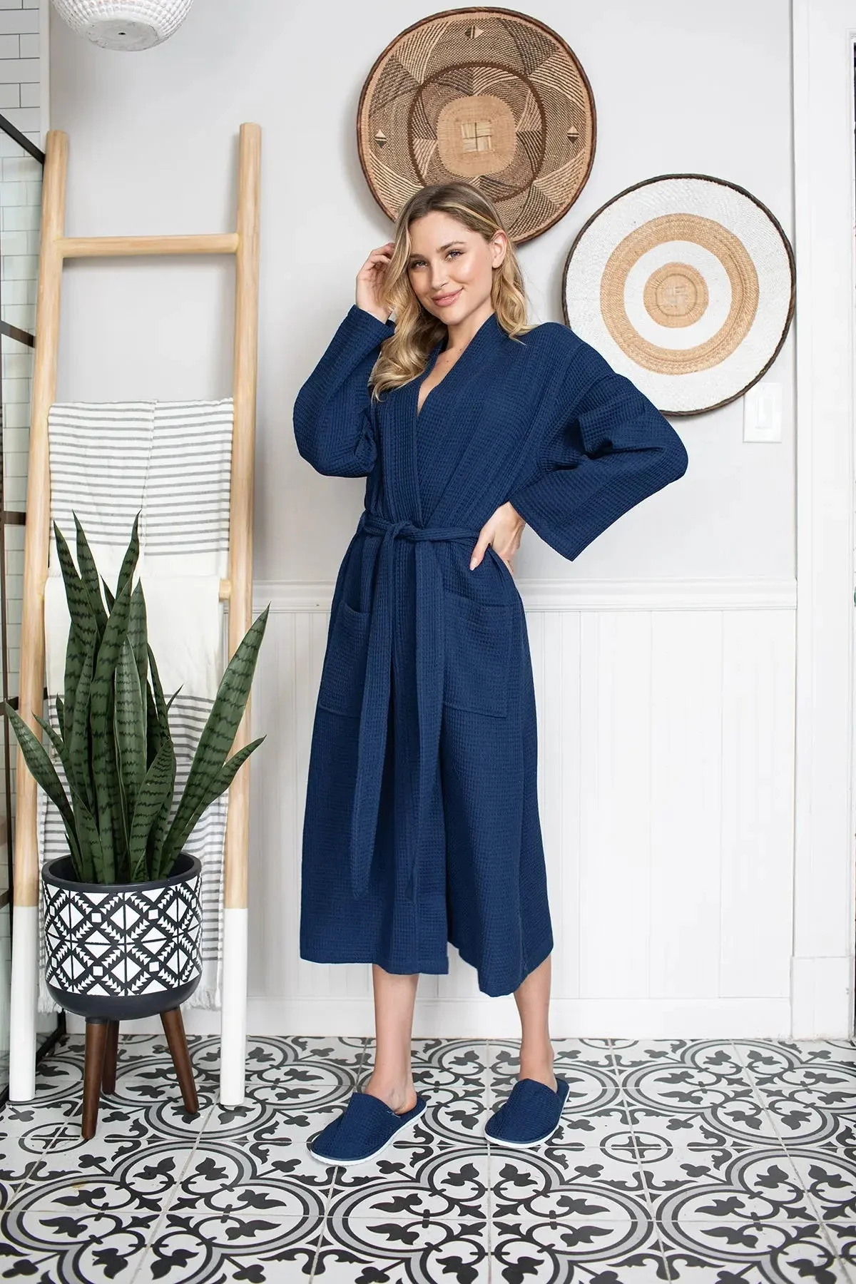 Waffle Robe Womens – Lightweight, Quick-Dry Spa Comfort - Image 5