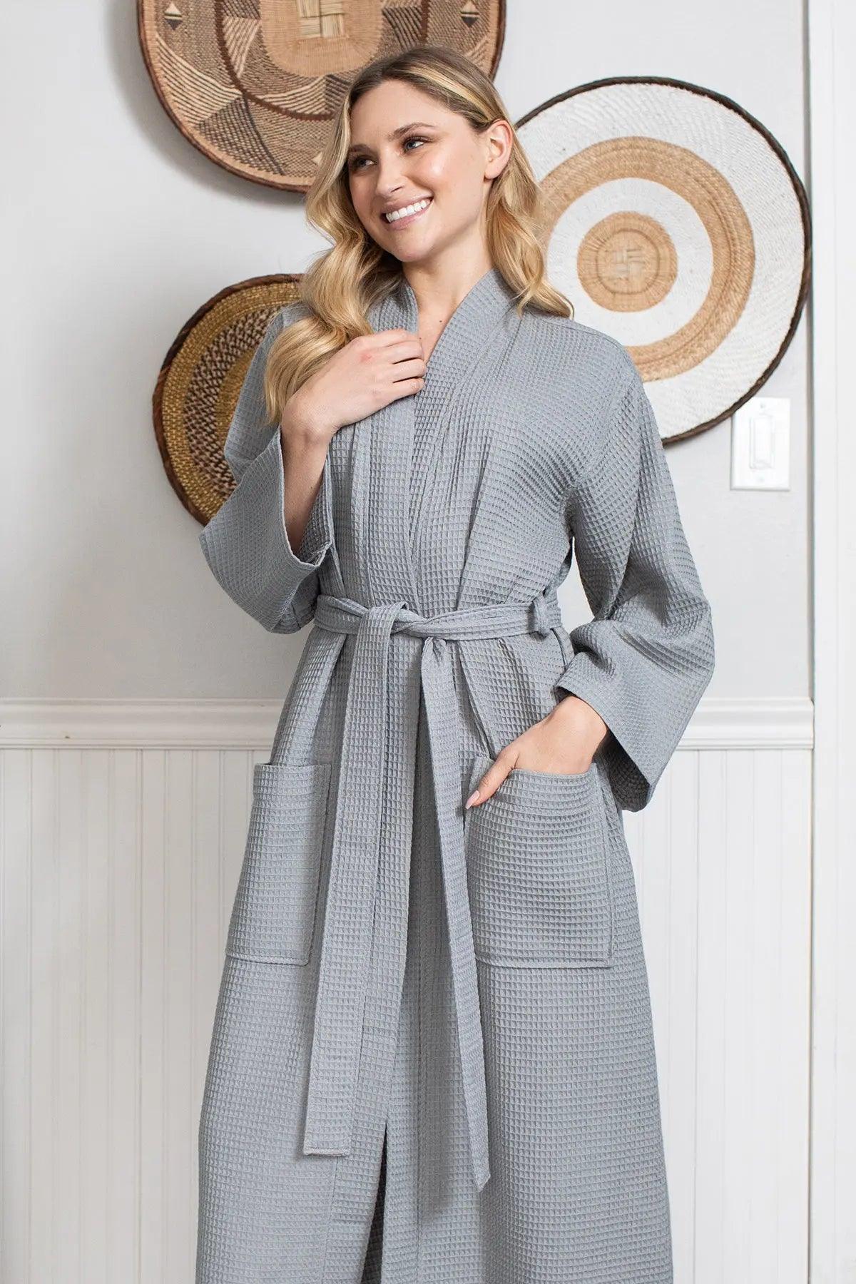 Waffle Robe Womens – Lightweight, Quick-Dry Spa Comfort - Image 6