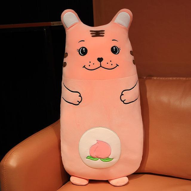 Long Smiling Tiger Hug Pillows - Image 3