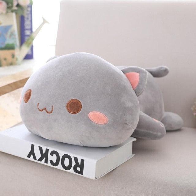 Lying Cartoon Cute Cat Kawaii Animal Pillow Plush Stuffed Toy - Image 5