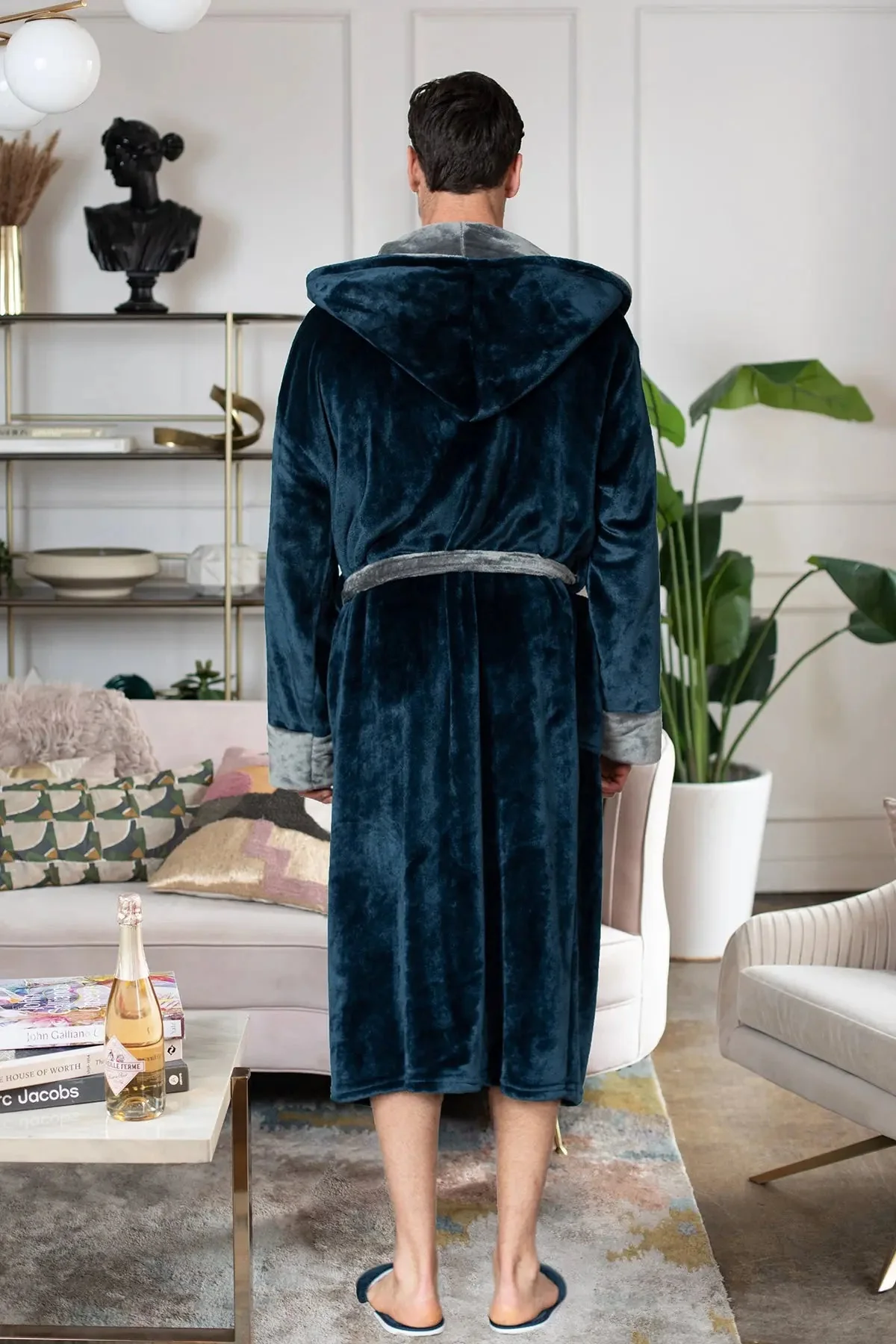 Men’s Robe with Hood – Ultra-Soft Plush Comfort for Everyday Use - Image 10