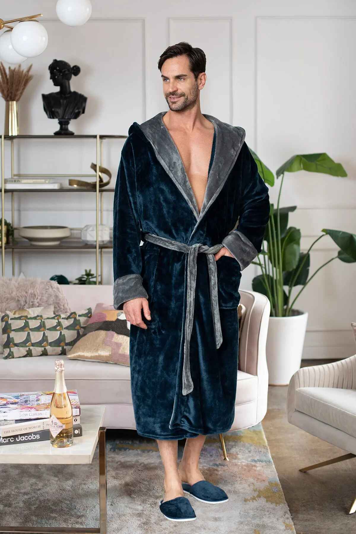 Men’s Robe with Hood – Ultra-Soft Plush Comfort for Everyday Use - Image 12
