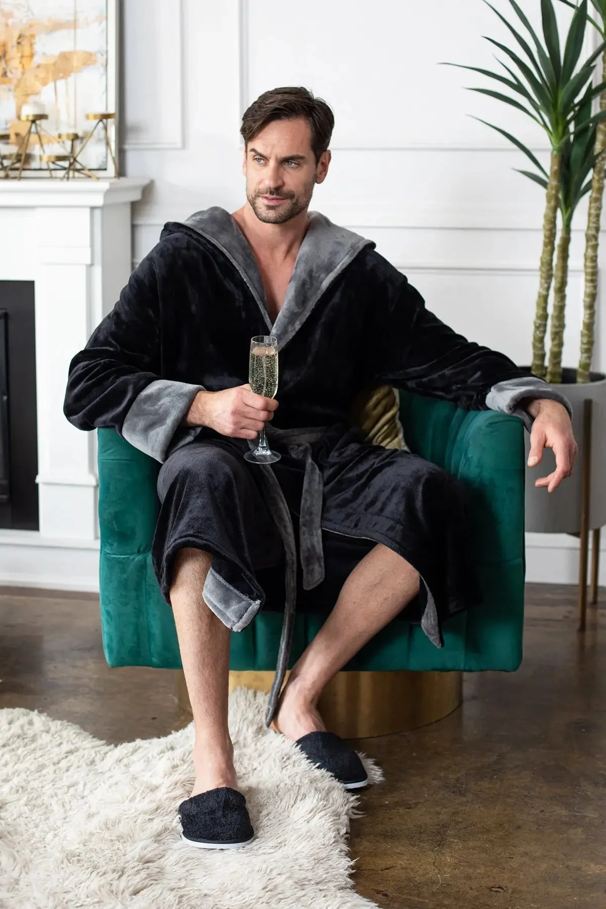 Men’s Robe with Hood – Ultra-Soft Plush Comfort for Everyday Use - Image 16