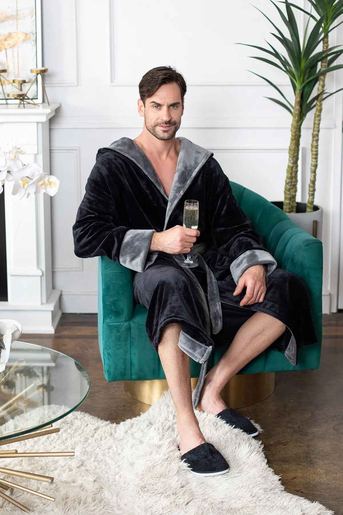 Men’s Robe with Hood – Ultra-Soft Plush Comfort for Everyday Use - Image 18