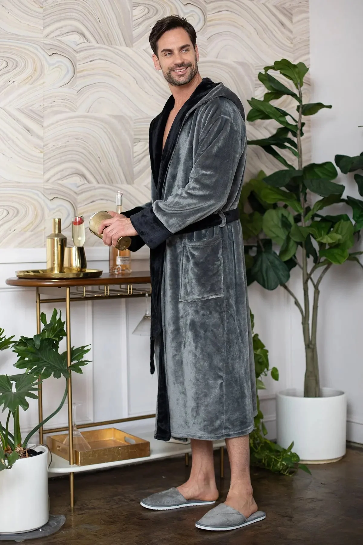 Men’s Robe with Hood – Ultra-Soft Plush Comfort for Everyday Use - Image 24