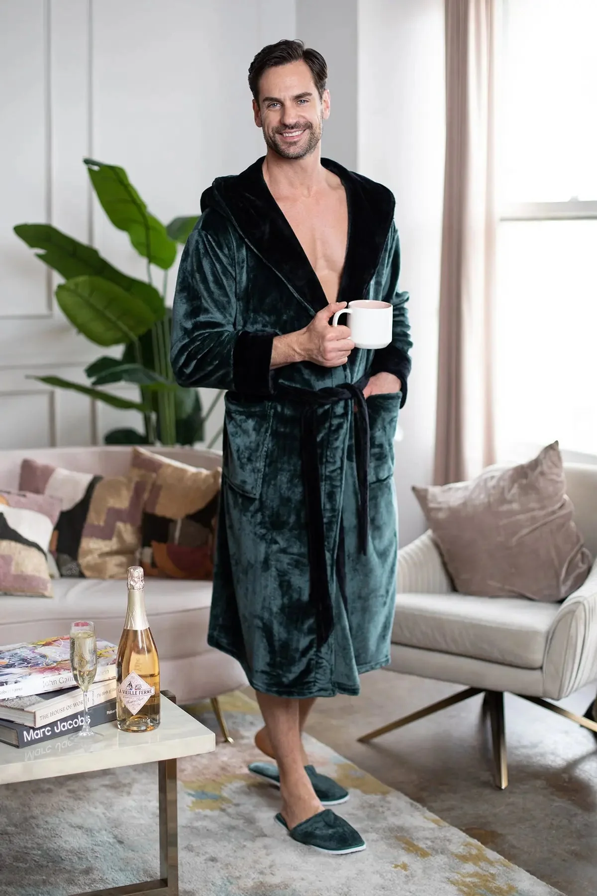 Men’s Robe with Hood – Ultra-Soft Plush Comfort for Everyday Use - Image 26